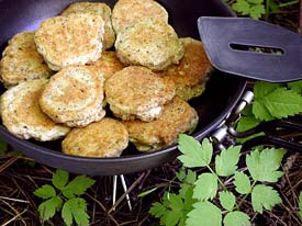 Garlic Pesto Fry Bread